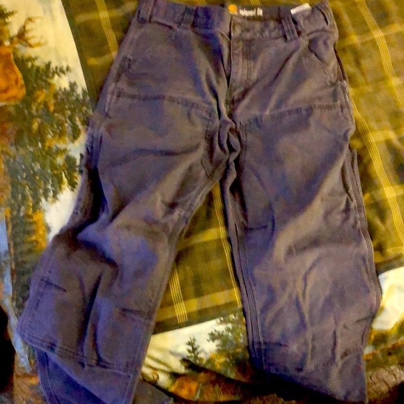 New double knee Carhartt pants. 98% cotton 2% elastic - Picture 3 of 5
